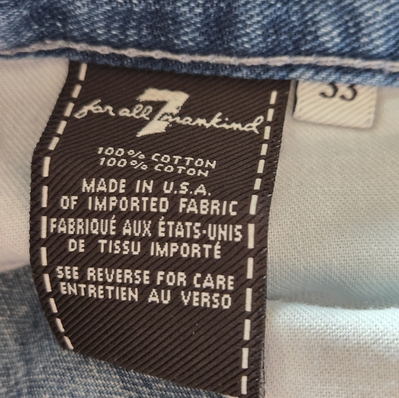 7 For All Mankind Austyn Jeans Size 33 - Picture 4 of 16